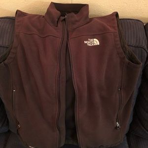 North Face black vest